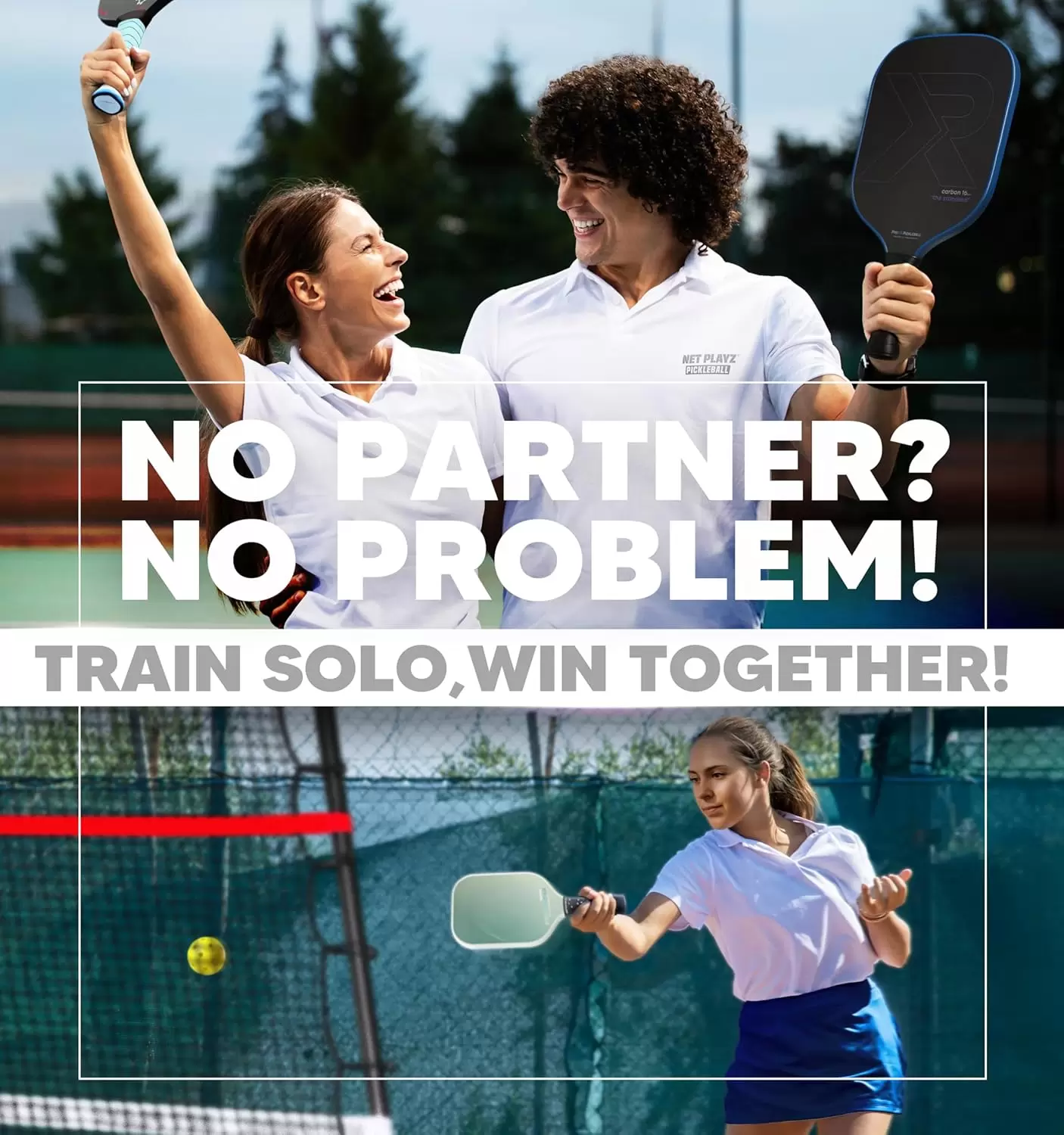 Tubo de acero de 6*6 pies 2 en 1 para pickleball III