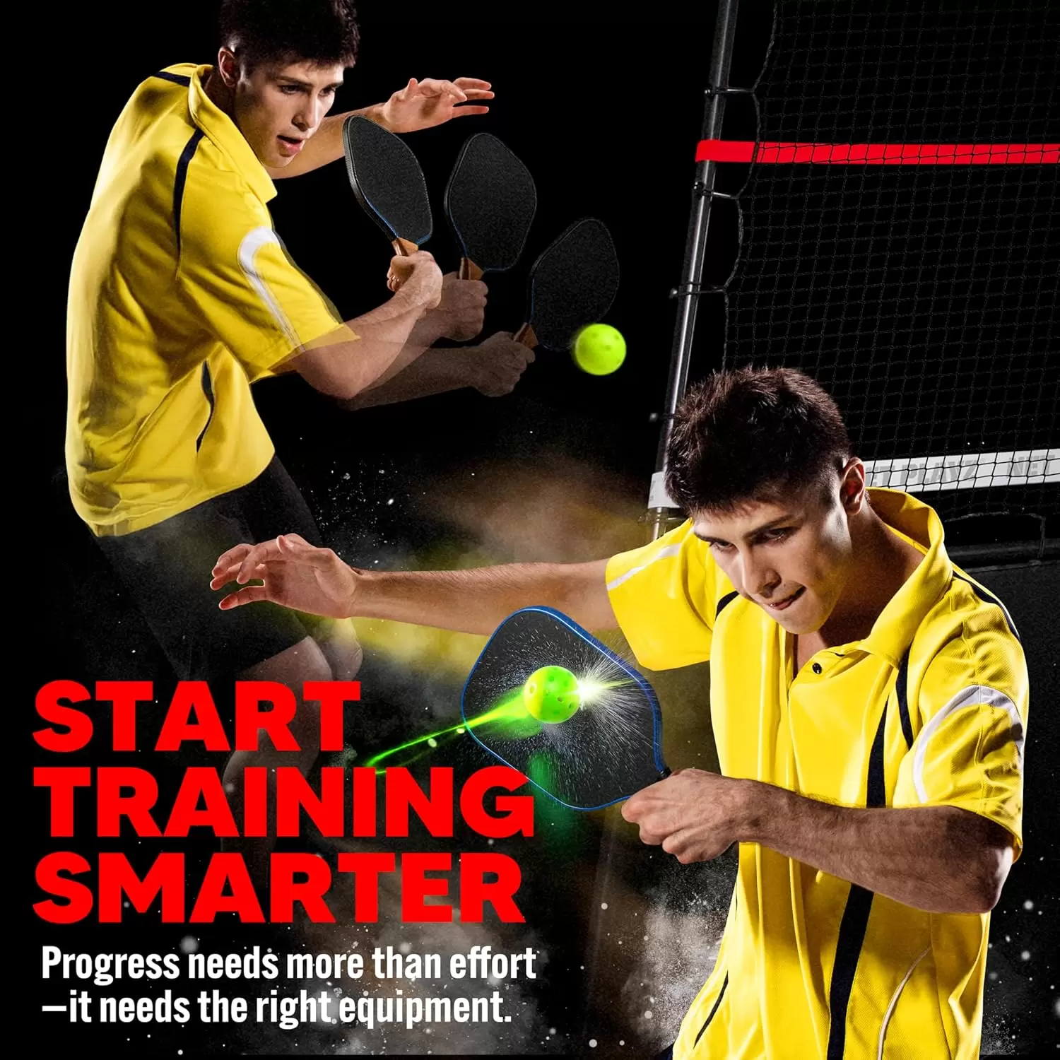 Tubo de acero de 6*6 pies 2 en 1 para pickleball III