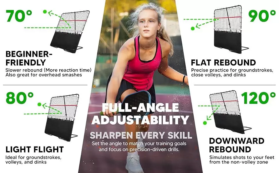 Tubo de acero de 6*6 pies 2 en 1 para pickleball III