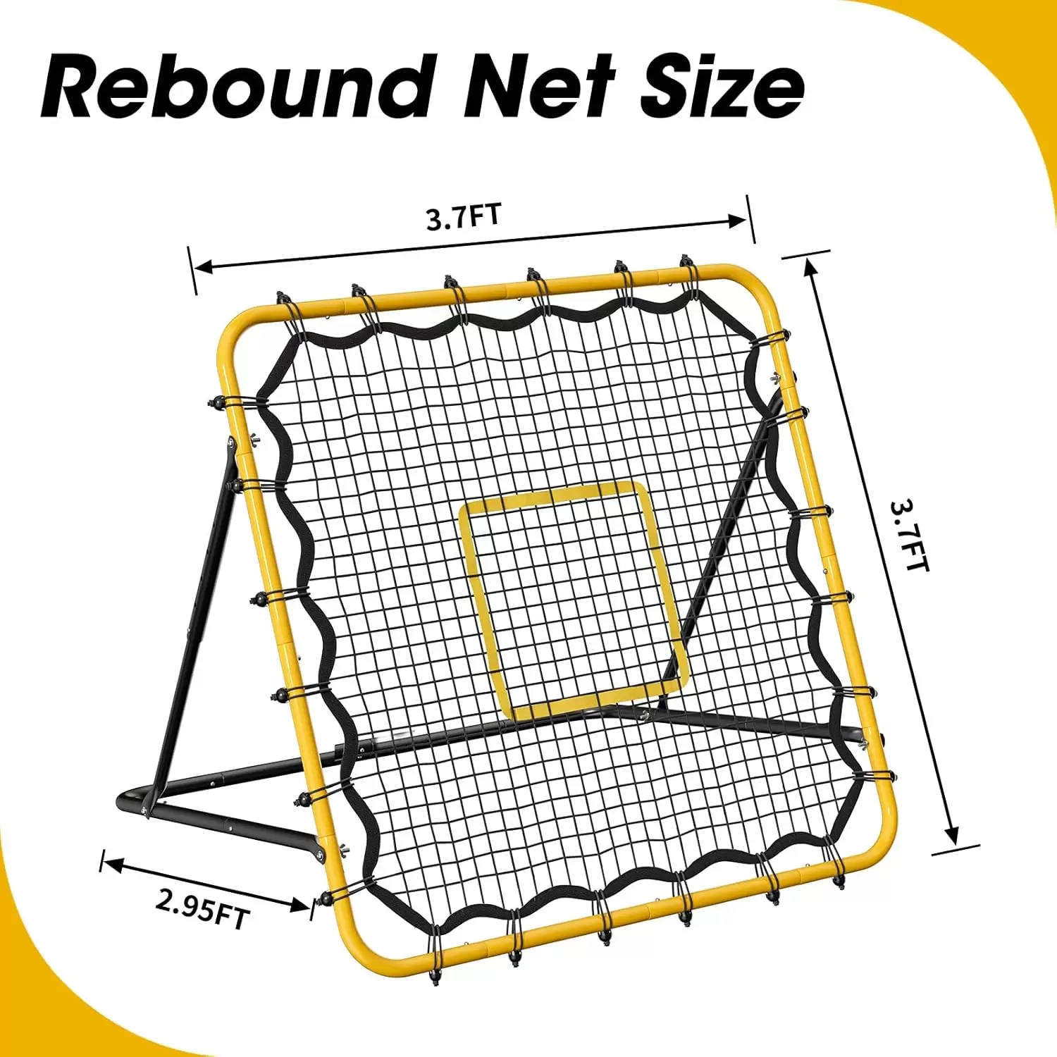Red de rebote multideporte con &aacute;ngulo ajustable 1
