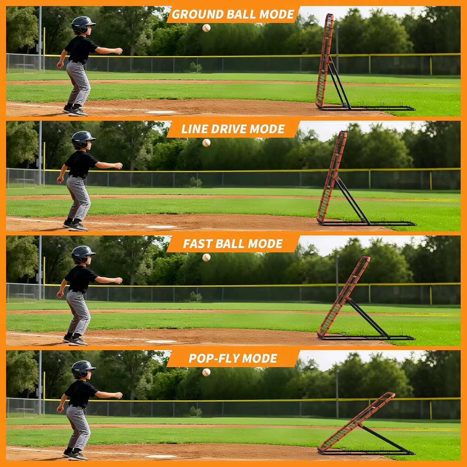 Red de rebote multideporte de &aacute;ngulo ajustable &Iota;&Iota;