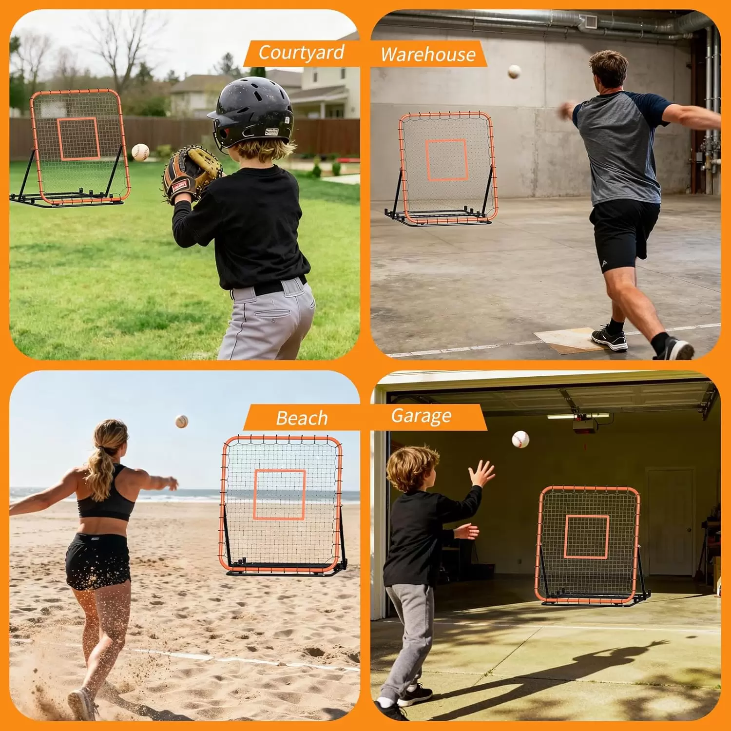 Red de rebote multideporte de &aacute;ngulo ajustable &Iota;&Iota;