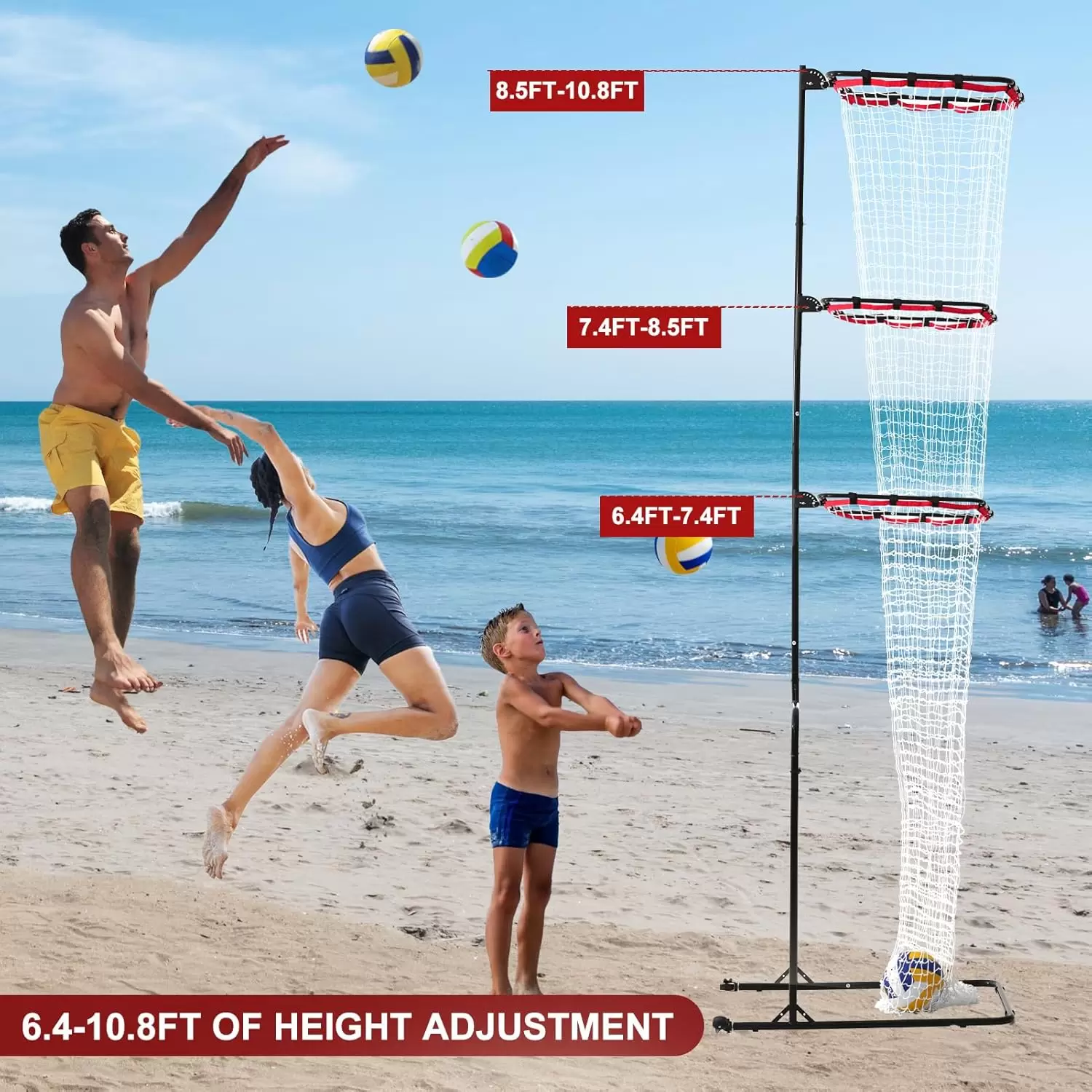 Set de entrenamiento de voleibol ajustable &Iota;&Iota;