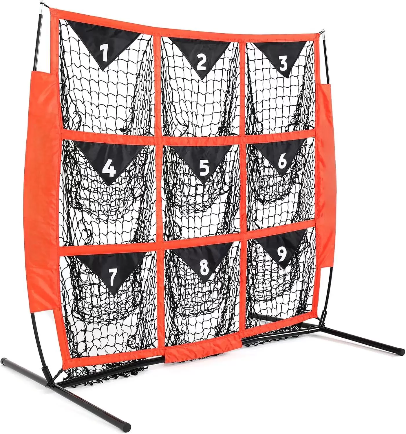 Red de pr&aacute;ctica de b&eacute;isbol de 9 hoyos, 4x4 pies