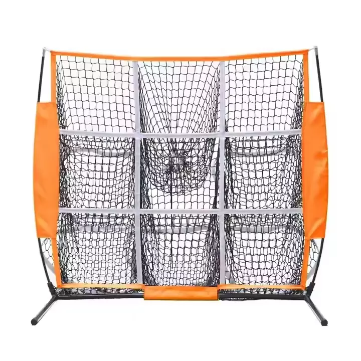 Red de pr&aacute;ctica de b&eacute;isbol de 9 hoyos, 4x4 pies