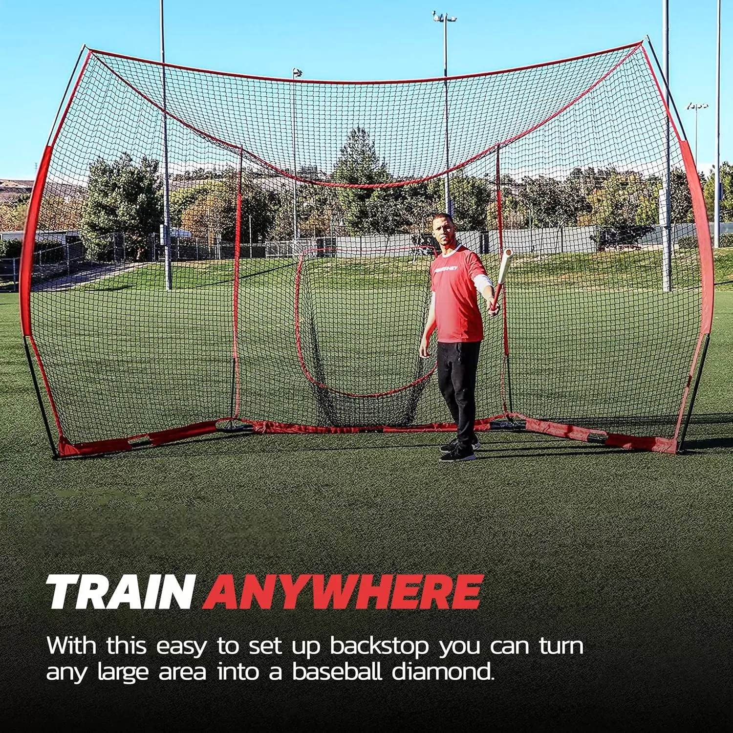 Red de protecci&oacute;n para b&eacute;isbol y softbol