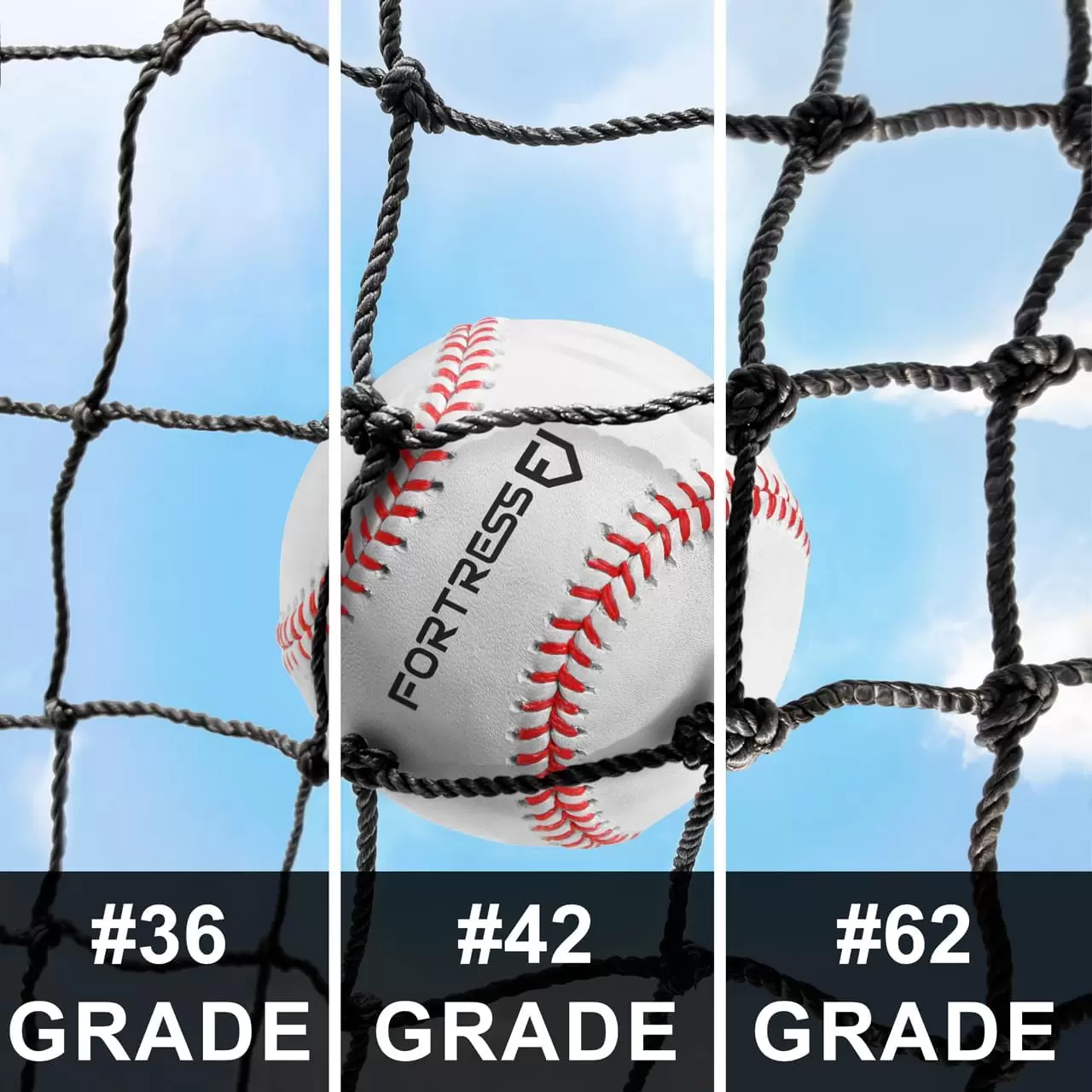 Red de jaula para b&eacute;isbol y softbol (solo la red)