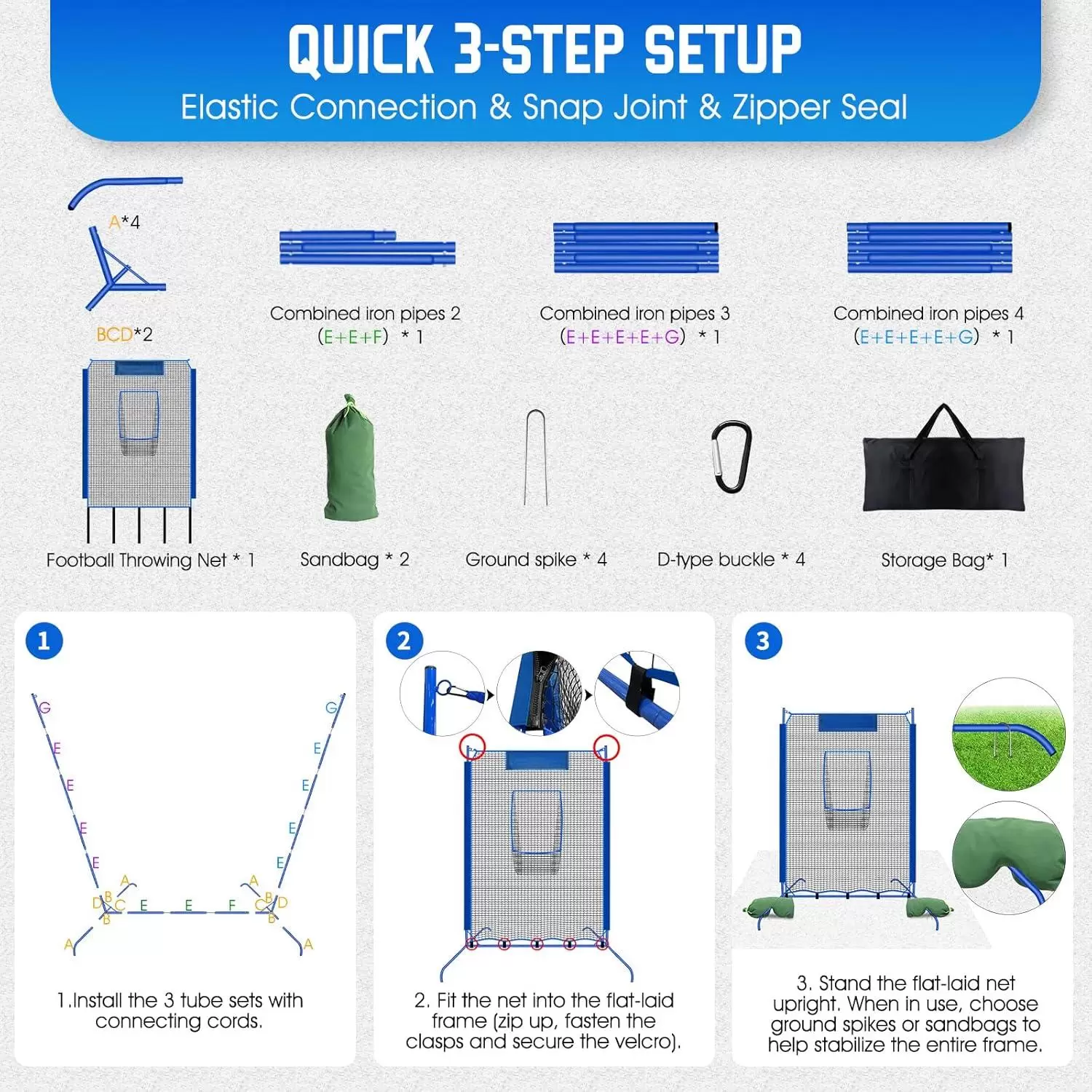Red de pr&aacute;ctica de lanzamiento de rugby I