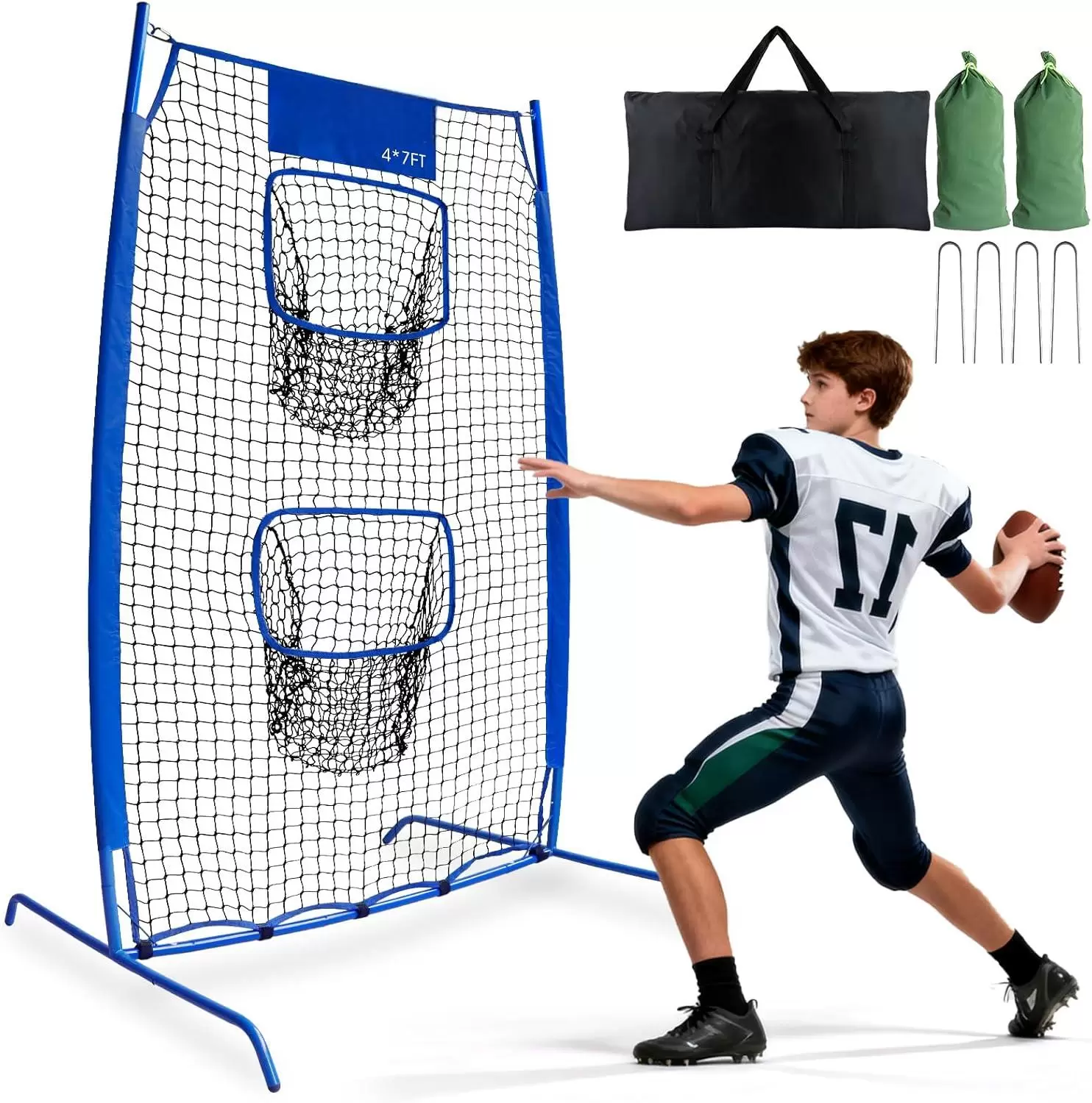 Red de pr&aacute;ctica de lanzamiento de rugby II