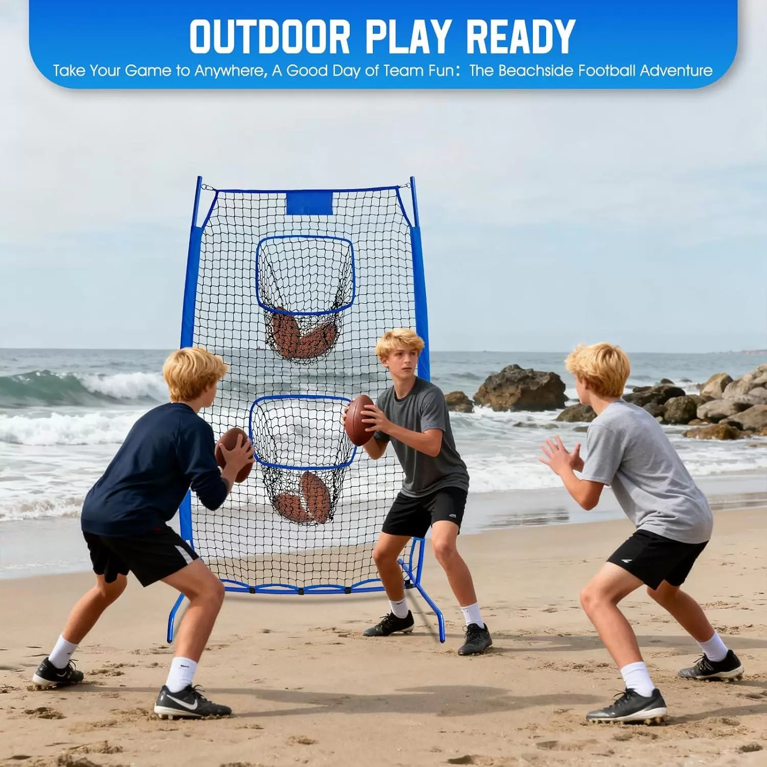 Red de pr&aacute;ctica de lanzamiento de rugby II