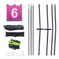 Red de pr&aacute;ctica digital para disc golf de 2,13 x 2,13 metros.