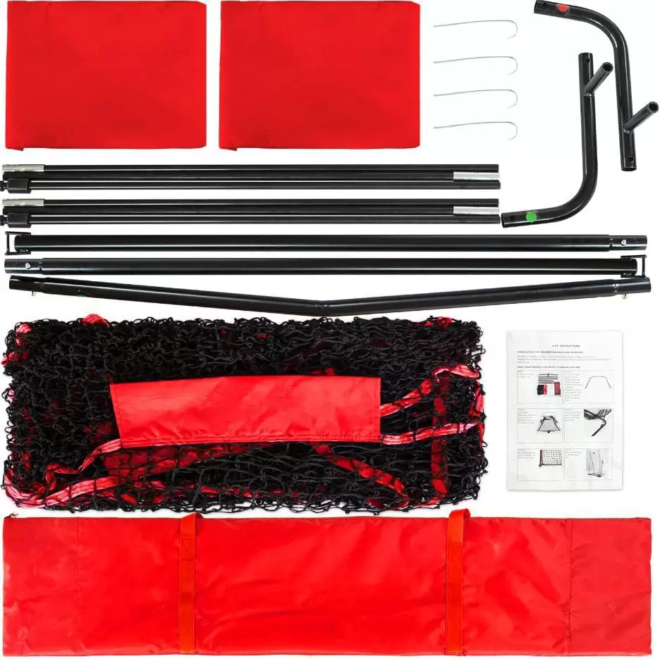 Red de entrenamiento de rugby de 4x7 pies