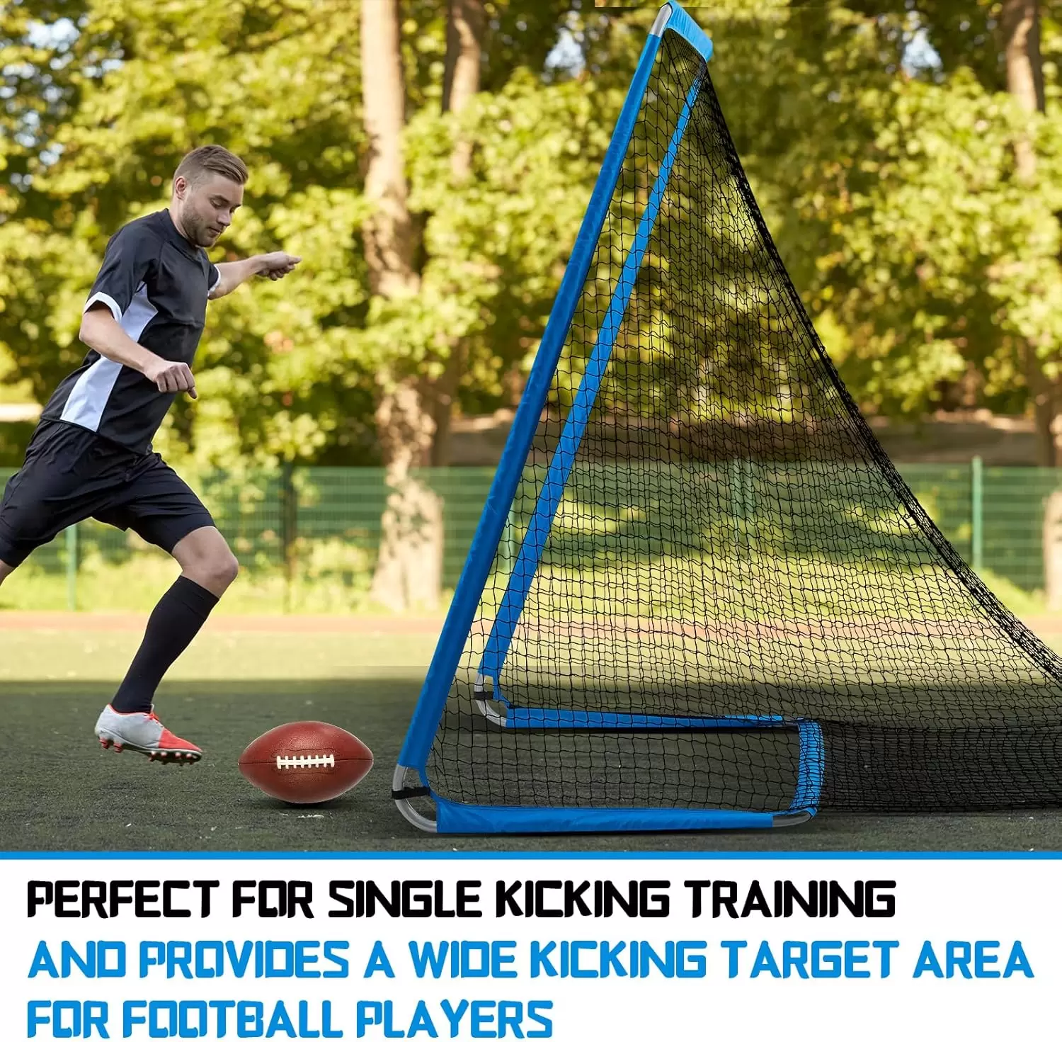 Red de entrenamiento de rugby de tubo redondo de alta resistencia