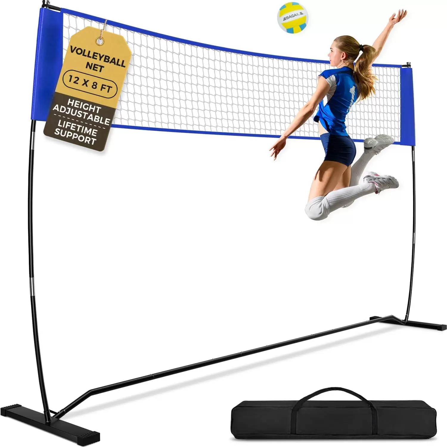 Red port&aacute;til para practicar voleibol