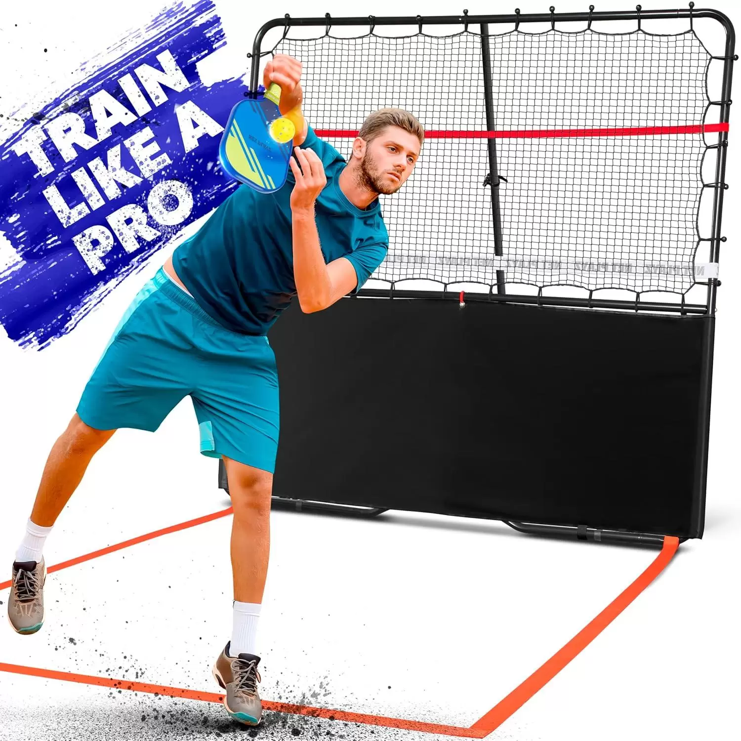Tubo de acero de 6*6 pies 2 en 1 para pickleball III